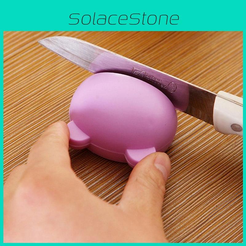 Sharpening Whetstone Cartoon Antislip Sharpeners Household Kitchen