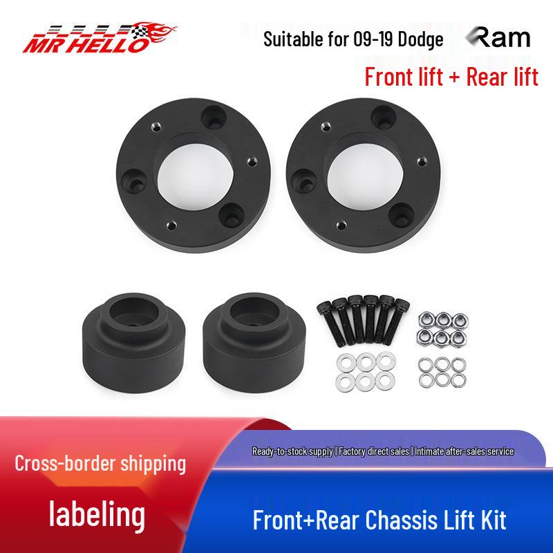 

Совместимый 2009-2019 Dodge Ram 1500 4WD Комплект для лифтинга передней и задней подвески Front 2in + Rear 1.5in