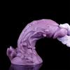 Realistic Alien Design Silicone Dildo - Liquid Silicone Adult Toy for Women, Couples Pleasure, Sensual Intimacy Enhancer
