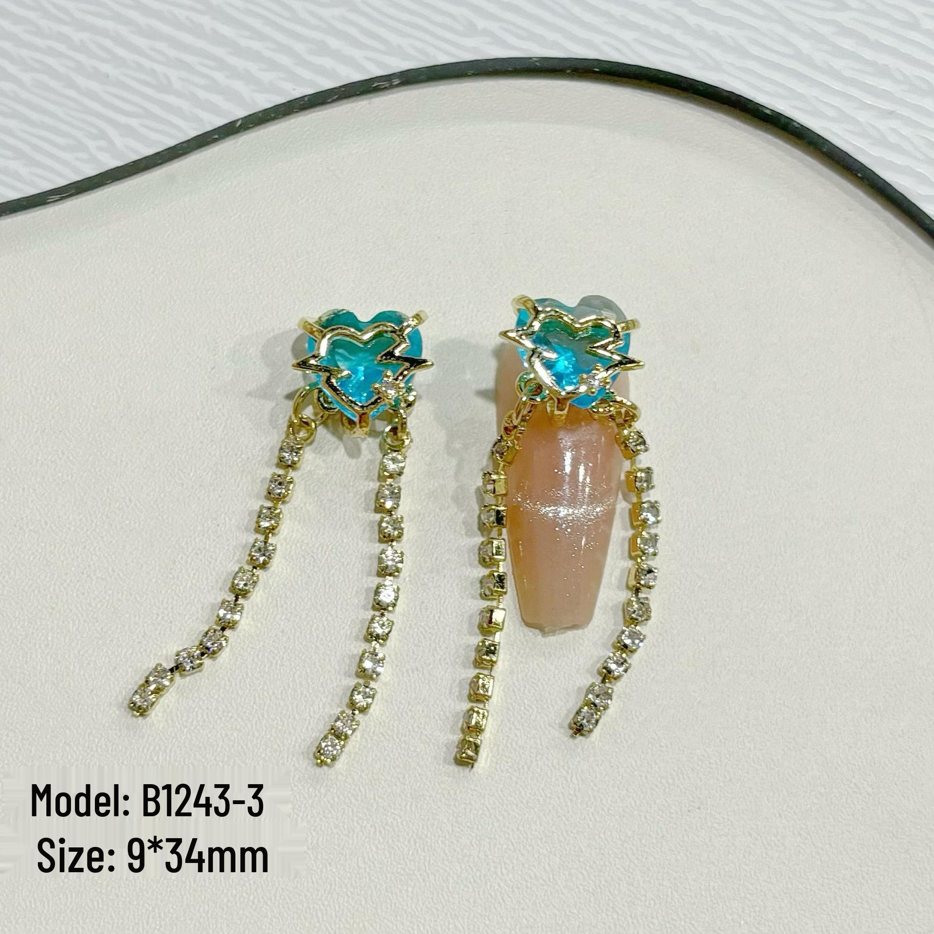 

Ювелирные изделия из циркония для ногтей: Красочный кулон-кисточка в форме персикового сердца на длинной цепочке - 183 стиля носимых аксессуаров для ногтей