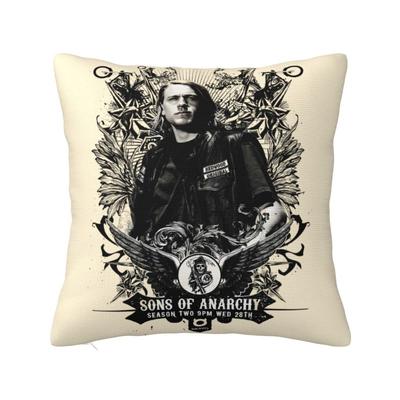 Custom Disney Sons Of Anarchy Cushion Covers The TV Series Velvet Cute Throw Pillow Case for Car Sofa