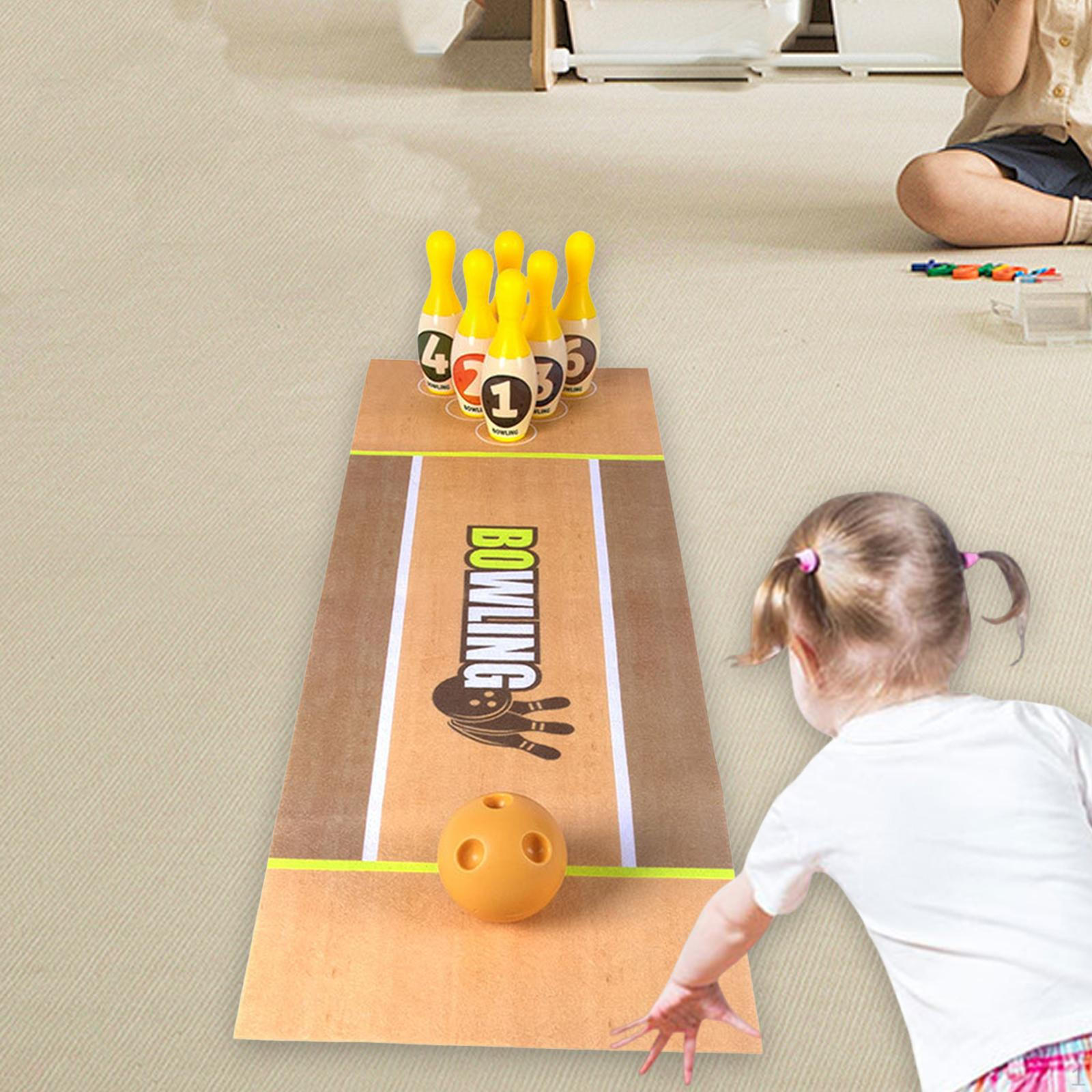 

Игровой набор для боулинга Делюкс Игрушки Смешной Образовательный Портативный Игровой Трек Спорт в помещении для Младенцев