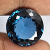 Natural Blue Sapphire Loose Gemstone 21.45 ct Round Cut Flawless September Birthday Birthstone