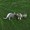 Kangaroo Stud Earrings - 925 Sterling Silver