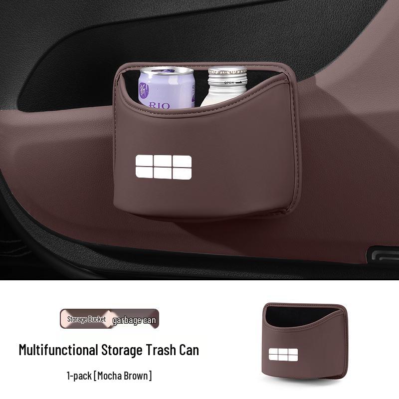 Geely Galaxy Car Storage & Organizer: Compatible with L7, L6, E8 Models - Door Storage Box & Trash Can.