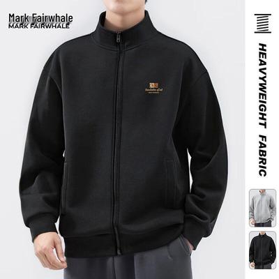Mark Fairwhale Men's Stand-Collar Sweatshirt Jacket