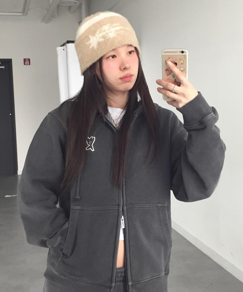 Wacky Willy Pigment Kiki Zip-Up Hoodie (3 Colors)