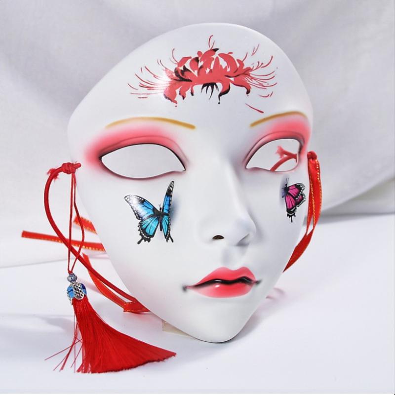 1Pcs Halloween Party Decoration Cosplay Journey To The West Spider Spirit Anime Mask Costume Role Play Masquerade Masks
