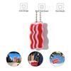 Cute 3D Printed Bacon Fidget Clicker Keychain Lightweight Anti-Anxiety Toy Pendant for Backpack Daily Decoration