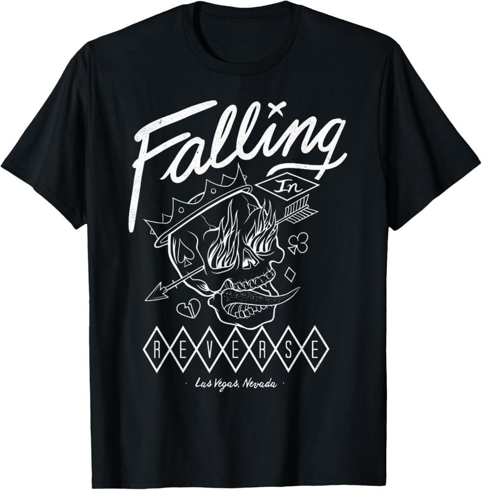 

Falling In Reverse - Vegas Flame Skull - Official Merch T-Shirt XL