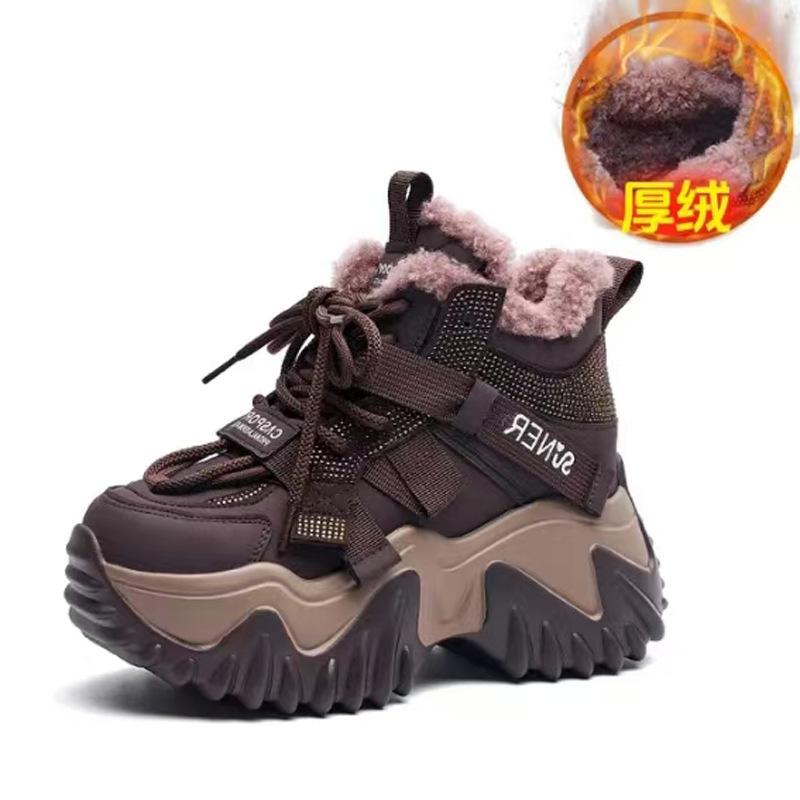 

Daddy shoes women s autumn new inner height increase fashion thick-soled high-top sports shoes versatile casual shoes tide 40