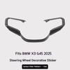For BMW 5 Series I5 X3 G45 G60 2024-2025 ABS Carbon Fiber Steering Wheel Decorative Frame Interior Decoration Items Accessories