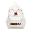 Large Capacity Schoolbag Versatile and Casual Japanese Style Bear Backpack A Backpack for Junior and Senior High School Students