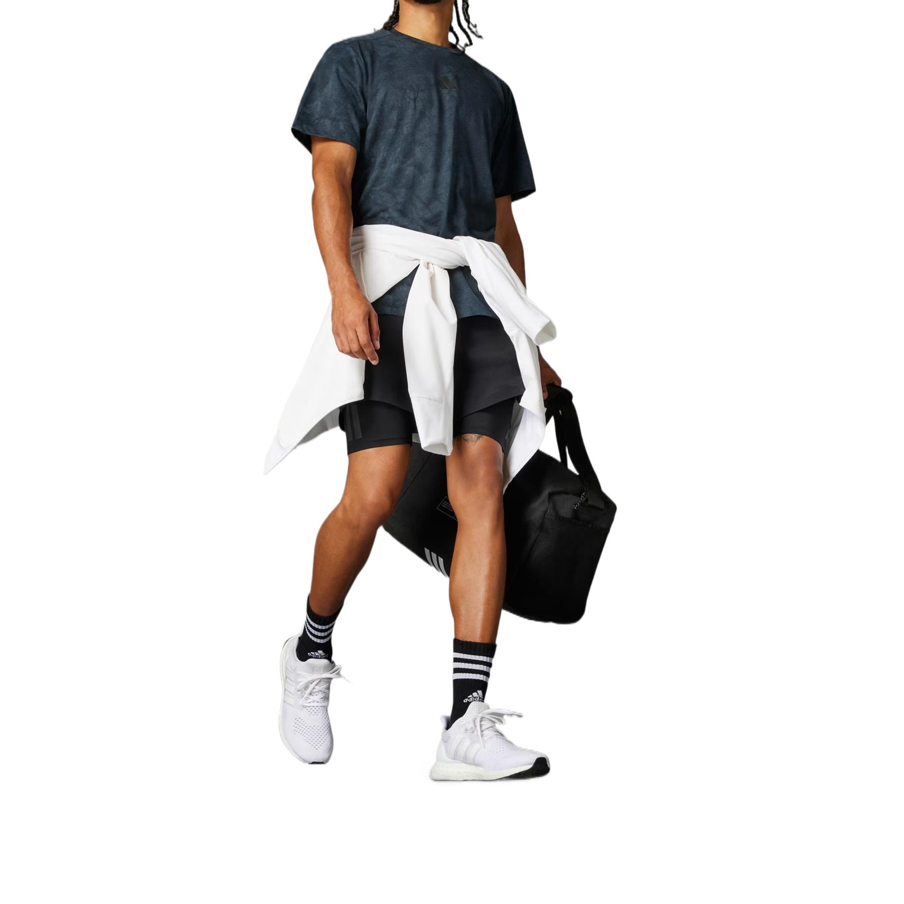 

Adidas Climacool Comfortable Soft Breathable Round Neck Short Sleeve T-Shirt Men Tops Blue JP3340