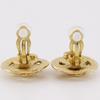 CHANEL COCO Mark Earring 96P vintage Plated Gold 10.8g Women Used