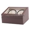 Electric PU Leather Automatic Watch Winder with Rotating Motor