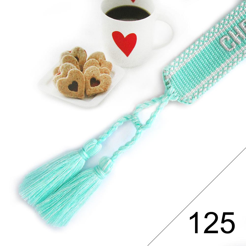Custom Bohemian Embroidered Bracelet with Tassel and Woven Rope - Handmade Jewelry for Couples and Women