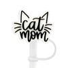 Silicone Straw Topper 8/10mm Straw Tips Cat Series Straw Cover Cap  Splash Proof