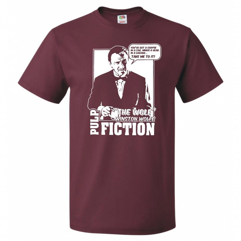 Inspiriert von Pulp Fiction Winston Wolfe Der Wolf T-Shirt