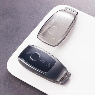 Mercedes-Benz Key Cover for E300L, E350EL, GLE450, and B200 - Transparent, Large G Buckle