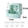 Electric Fan Cooling Storage Box Hanging Fan Cooling Tool With 4 Cup Household Cooling Box Fan Cooler Refrigeration Accessories
