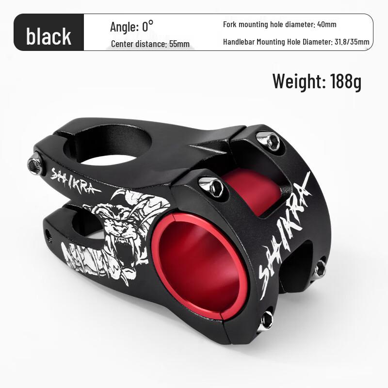 Велосипедный вынос руля Li Shi, 0 градусов, полый, из алюминиевого сплава