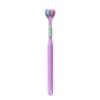 3 Sided Toothbrush Adult Three Headed U-shaped Macaroon Color Toothbrush GZW