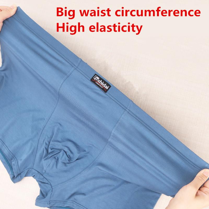 4 Pieces Big Size Underwear Men 's Panties Breathable Underpants Modal Oversize Boxers Shotrs 3XL 4XL 5XL 6XL  7XL 8XL 9XL 10XL 11XL 12XL 13XL