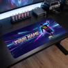 Tappetino per Mouse Grande Personalizzato Lionel Messi, Stampa Testo Nome Personalizzato, Tappetino da Scrivania Antiscivolo con Logo Calcio, Regalo per Gamer