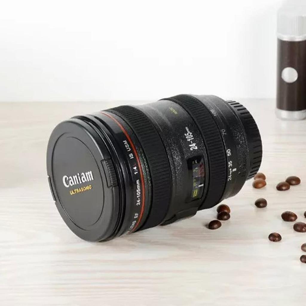 1 tazza obiettivo tazza obiettivo fotocamera DSLR tazza da caffè non è a prova di perdite