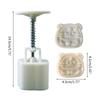 50g Cute Tiger Shape Plastic Mooncake Molds Mooncake Mould DIY Baking Accessories Kitchen Gadget for Mid-Autumn Festival