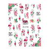 Ins Style Floral Butterfly Rose Self-Adhesive Nail Art Stickers, Same Style as Douyin & Xiaohongshu