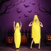 1-10 Peças Fantasia de Banana de Halloween Crianças Adultos Engraçado Fruta Conjunto Fantasia Festa Performance Decoração de Halloween Adereços de Carnaval