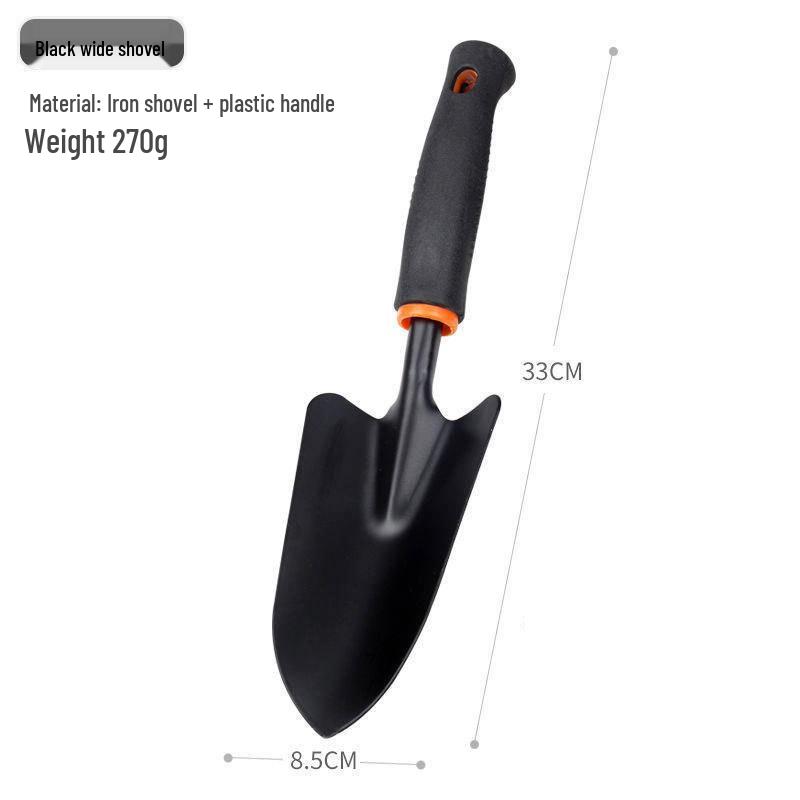 Three-Piece Gardening Tool Set: Small Shovel, Rake, and Hoe for Planting Vegetables