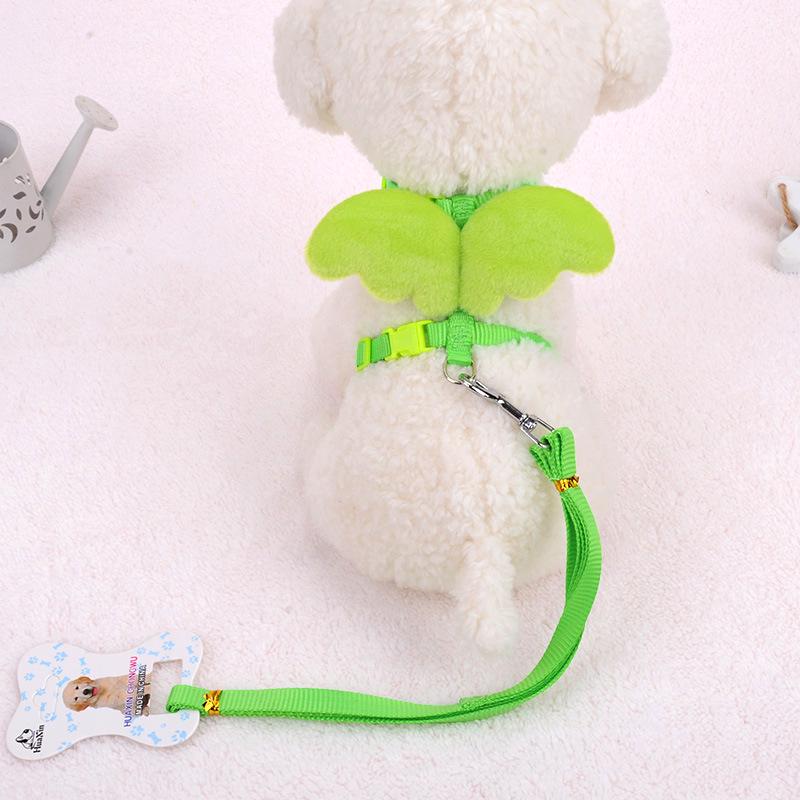 Small Pet Harness with Angel Wings - Multiple Colors Available