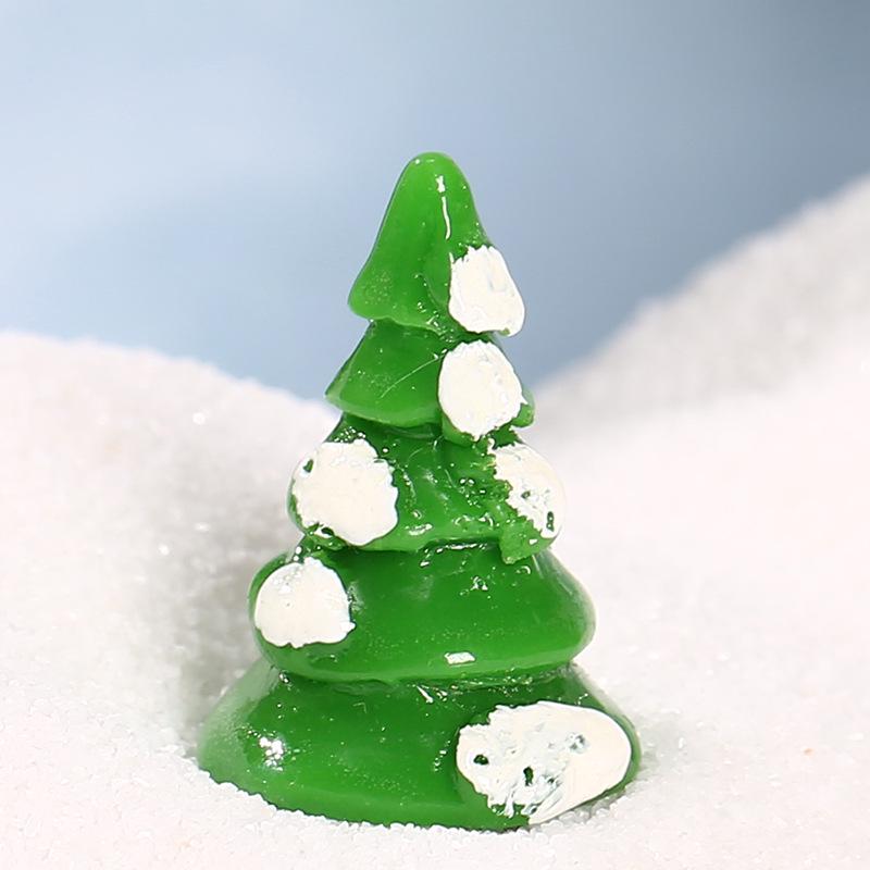 Creative Christmas Ornament Set: Pine Cone Snowman & Mini Christmas House Decorations