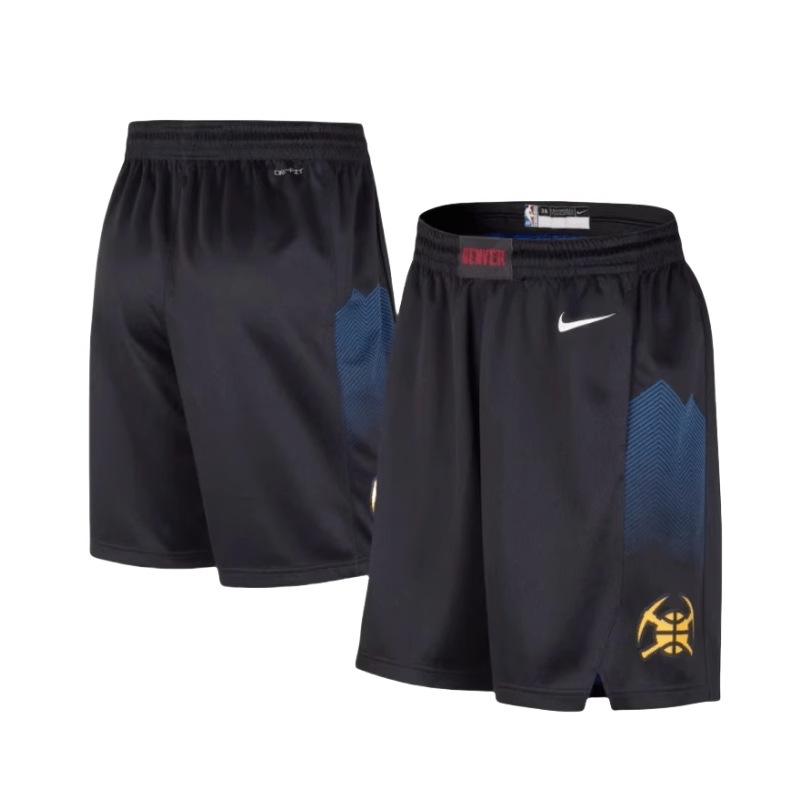 NBA Nuggets Herren Basketballhose Jokic Murray City Edition NBA Sport Trainings- und Wettkampfshorts, heißversiegelte Version
