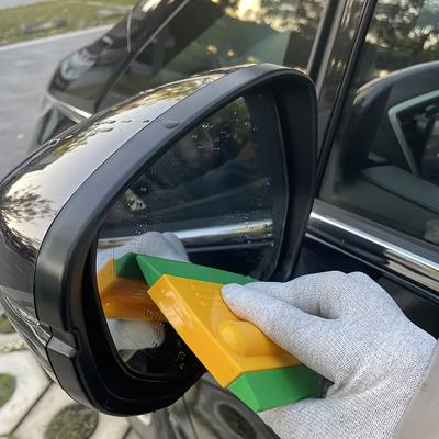 Auto Paint Protection Film Scraper Soft Rubber PVC, Vinyl Wrap & Window Tinting Tool with Auto-Clean Accessories