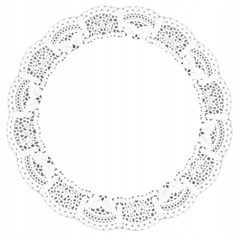 Round Paper Napkins 36 Cm 12 Pieces