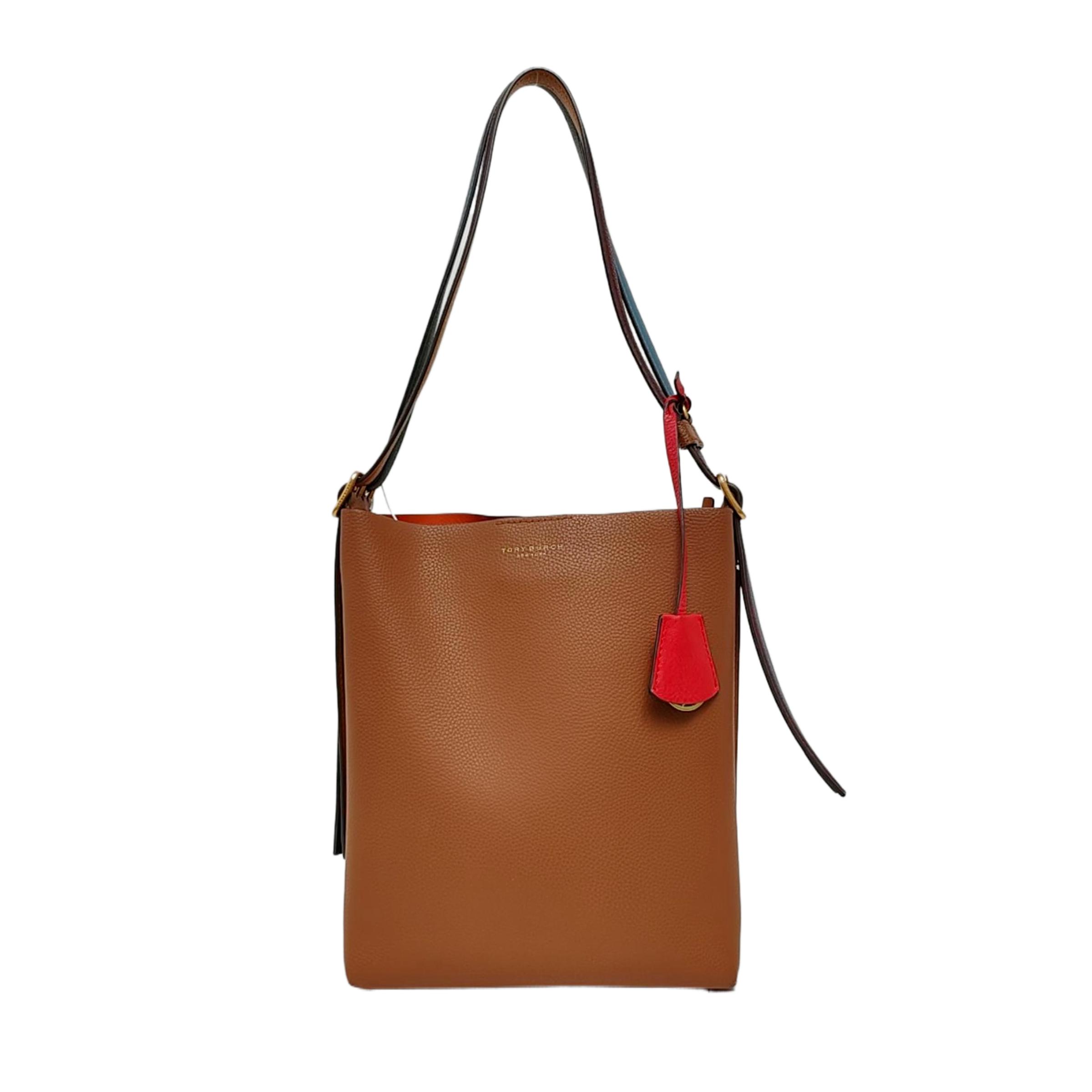 [Pre-Owned] Brown Leather Shoulder Bag - Excellent #1MC50GM ONE SIZE