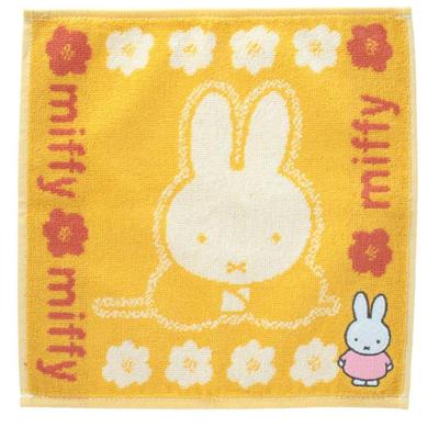 Miffy Towel Bruna Color Product Handkerchief, (Yellow), Women's, Approx. 25cm, Code 000195-0020-03
