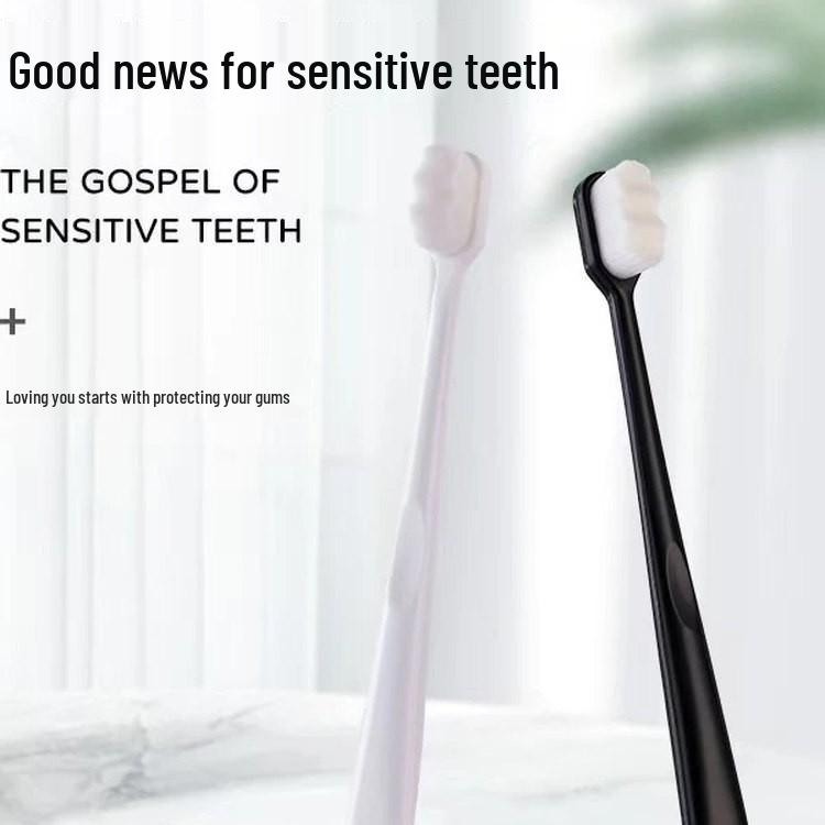 Newcomer Offer: 10,000 Fine Soft Bristle Toothbrush - Small Head for Family Use, Gum Care, and Nano Cleaning