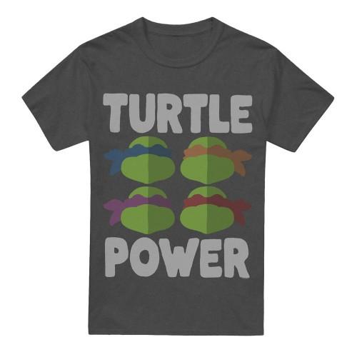 Teenage Mutant Ninja Turtles Unisex Adult Turtle Power Faces T-Shirt