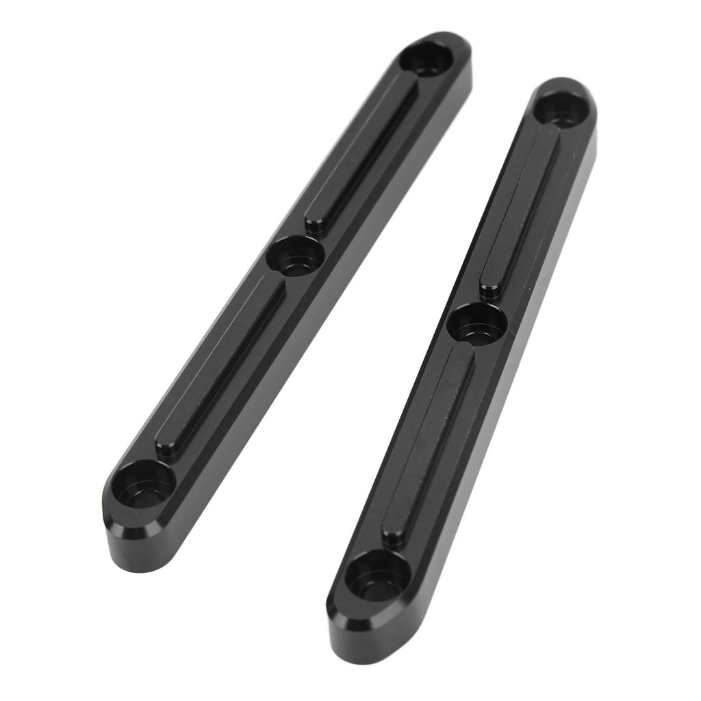 2Pcs RC Roof Rails Aluminium Alloy Accurate Sturdy Durable Aluminium Alloy Roof Rails for ARRMA 1 5 Outcast Kraton 8s