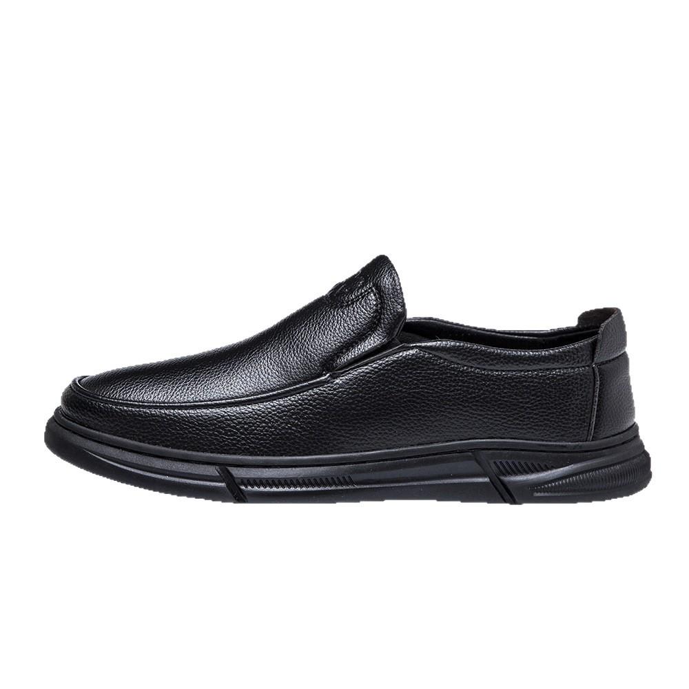 Men's shoes: New business sleeves, mid-toe soft soles, comfortable and breathable men's leather shoes