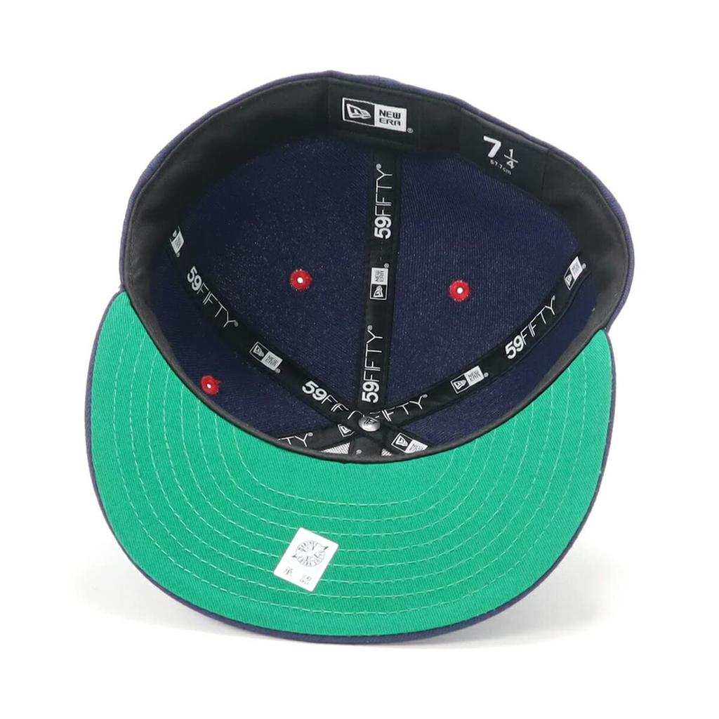 New Era Cap Japanese Professional Baseball Hat Lotte Orions 7 58 5950 NPB LOTORICL LT NAVY 25J
