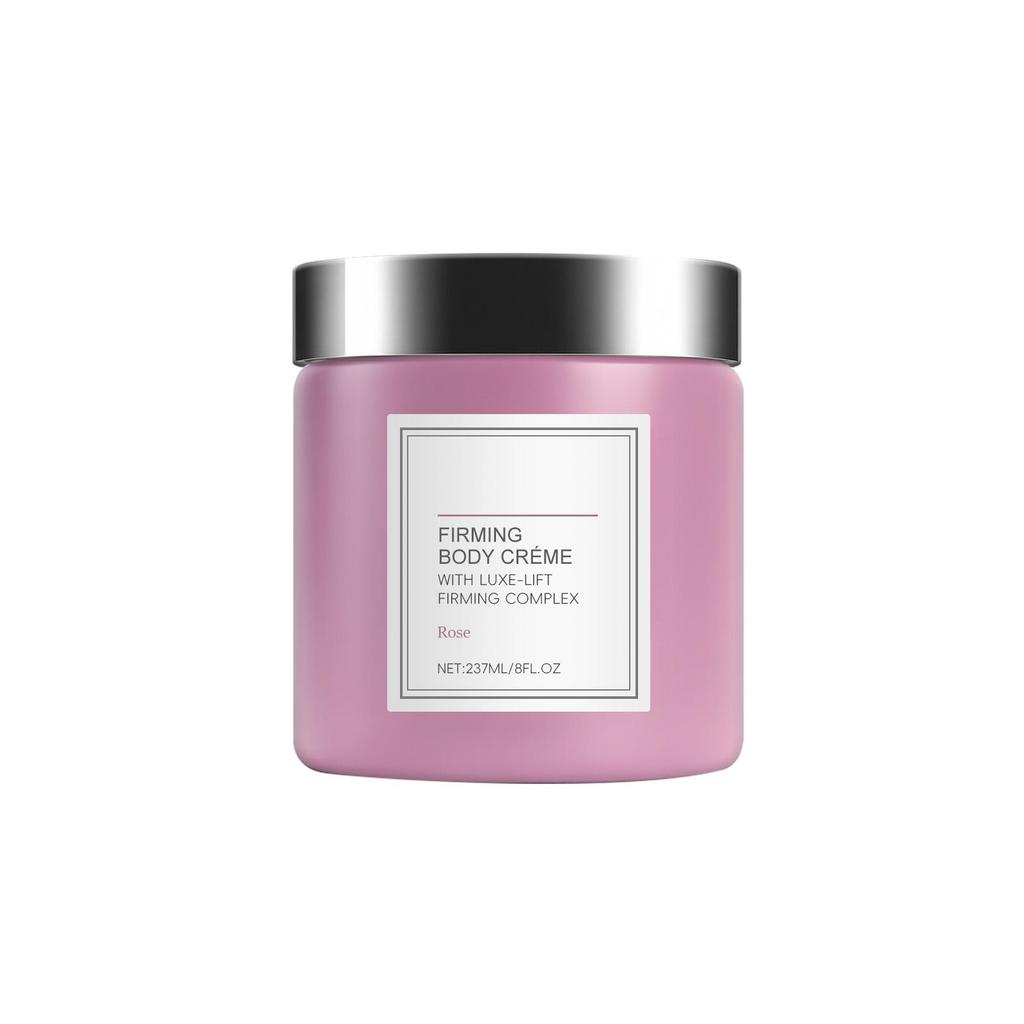 Floral Body Cream Gentle Hydration, Lightweight & Non-Greasy Rose/Vanilla/Sweet Almond Coconut Scent 237ml