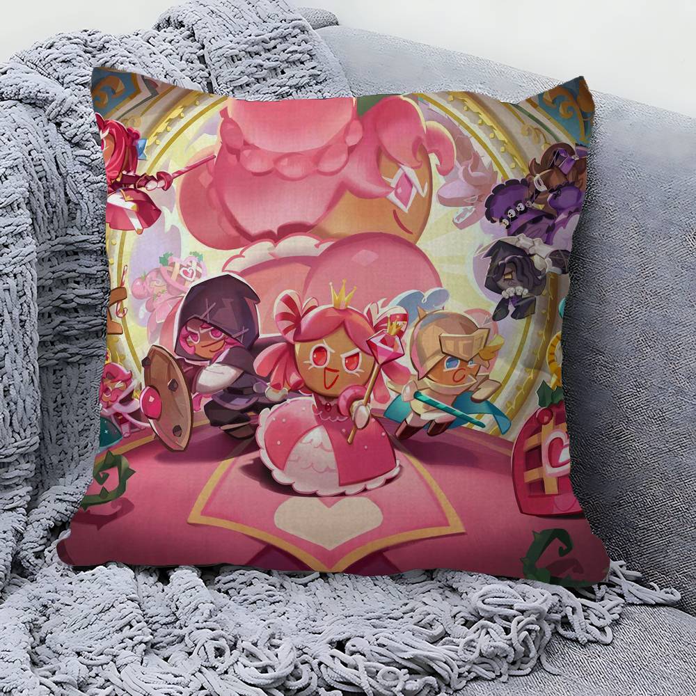 Game C-Cookie R-Run K-Kingdom Personalized Pillow Dust Cover Bedroom Kids Party Decoration Pillowcase Birthday Children Gift