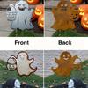 1Pc Iron Halloween Garden Decoration Ground Plug, Horror Decoration, Suitable for Patio, Garden or Courtyard Decoration, Halloween Decn, Modern Style,