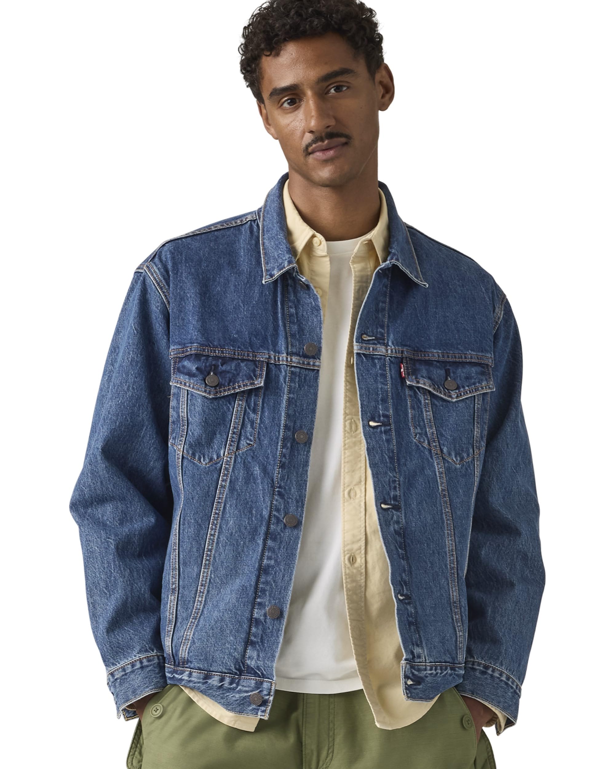 Levi s Denim Jacket TYPE III Relaxed Fit Trucker Jacket Men s A5782-0104 US S